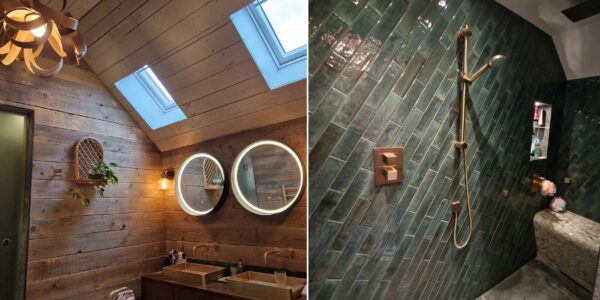 Photos of accessible contemporary wet room