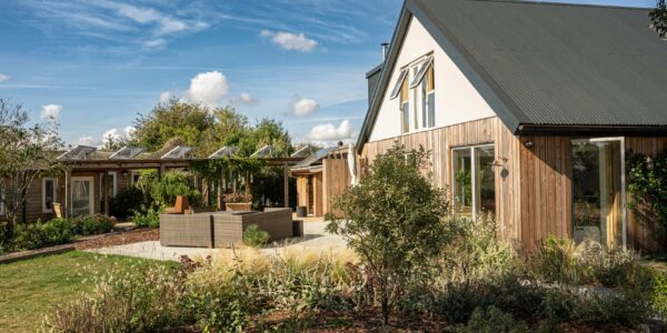 Photo of disability adapted house with accessible garden