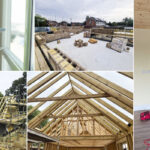 Collage of construction images representing specialist accessibility design and construction services