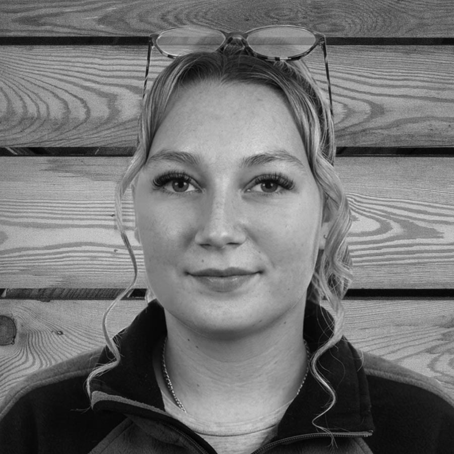 Kaitlin Bryant-Steward Black and white photo of Kaitlin Bryant-Steward. PA to Freedom Directors