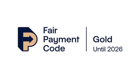 Fair Payment Code logo valid until 2026