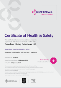 SSIP Certificate 2026 Thumbnail image of Freedom SSIP Health and Safety certificate 2026 in PDF format. Click to view or download.